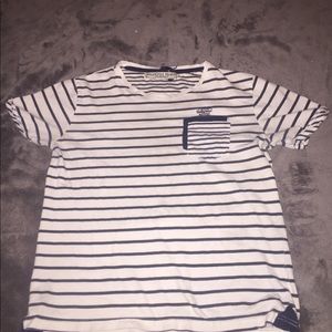 Striped shirt with pocket